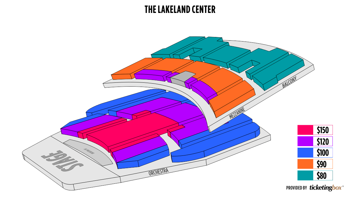 Lakeland Magic Seating Chart