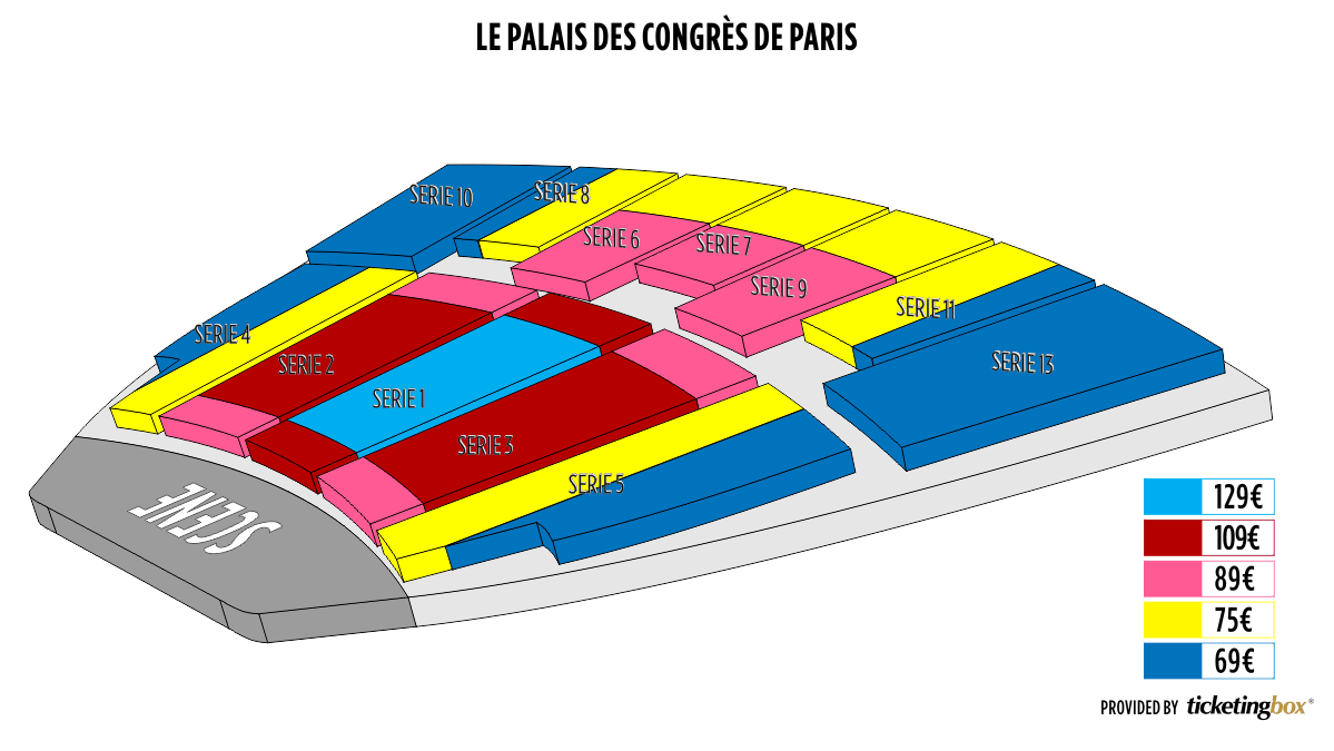 Palais Des Congres Seating Chart