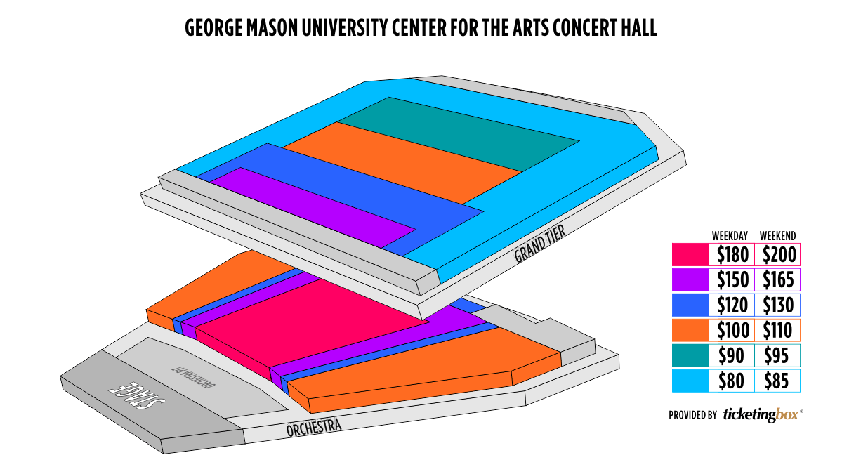 Weinberg Center Seating Chart