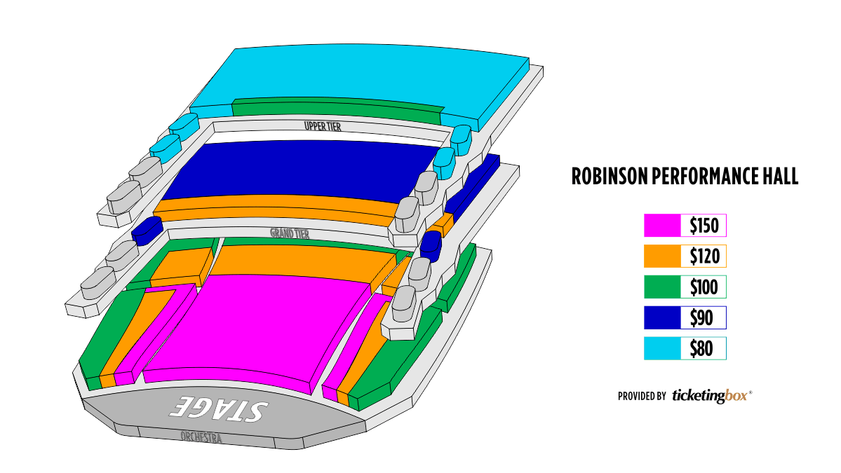 Robinson Center Seating Chart Little Rock Ar