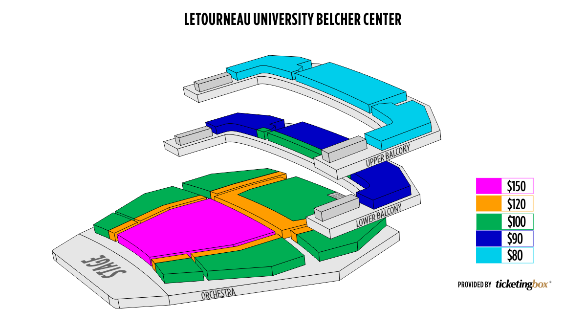 Belcher Center Longview Seating Chart
