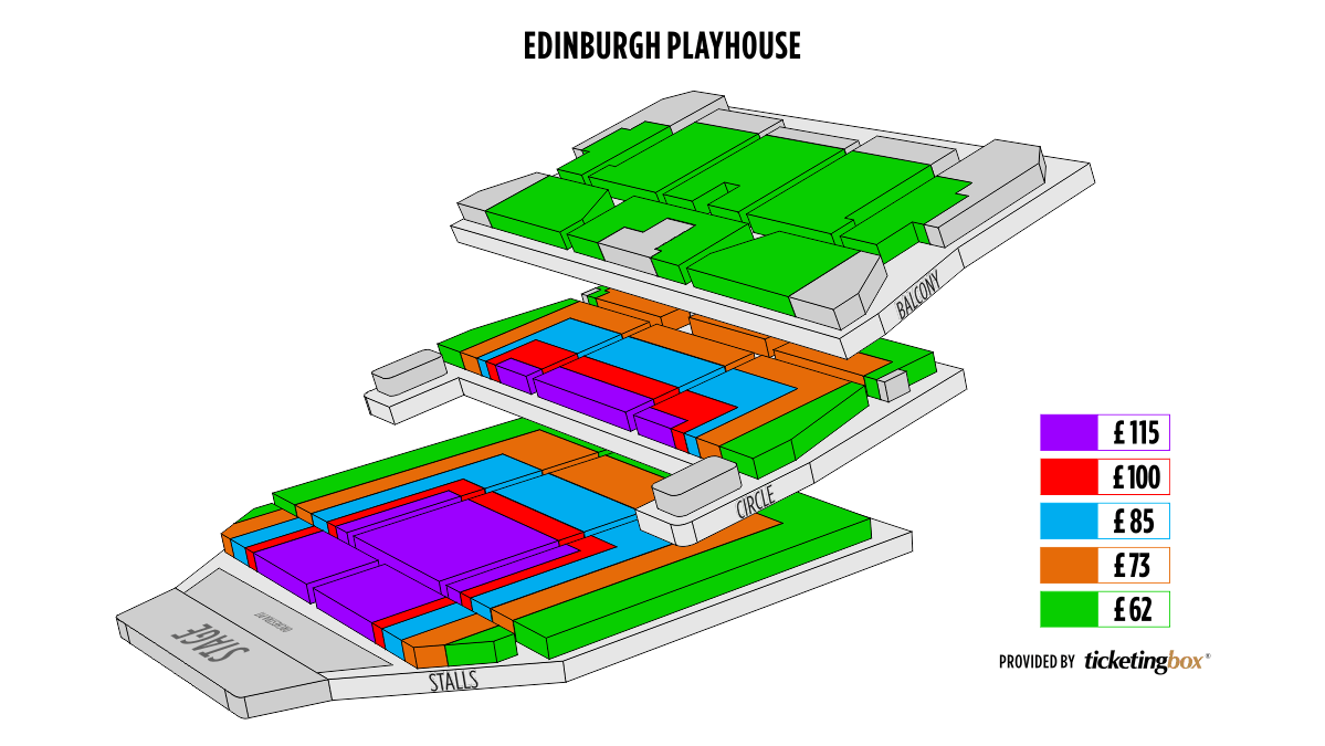 Playhouse Seating Chart Edinburgh
