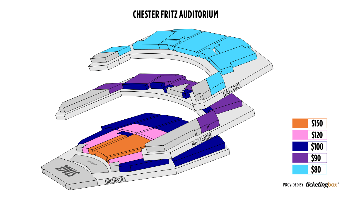 Chester Fritz Auditorium Seating Chart