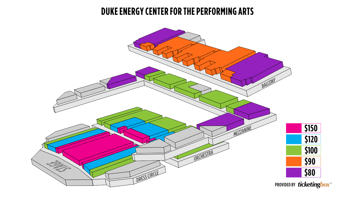 Raleigh Performing Arts Center Seating Chart