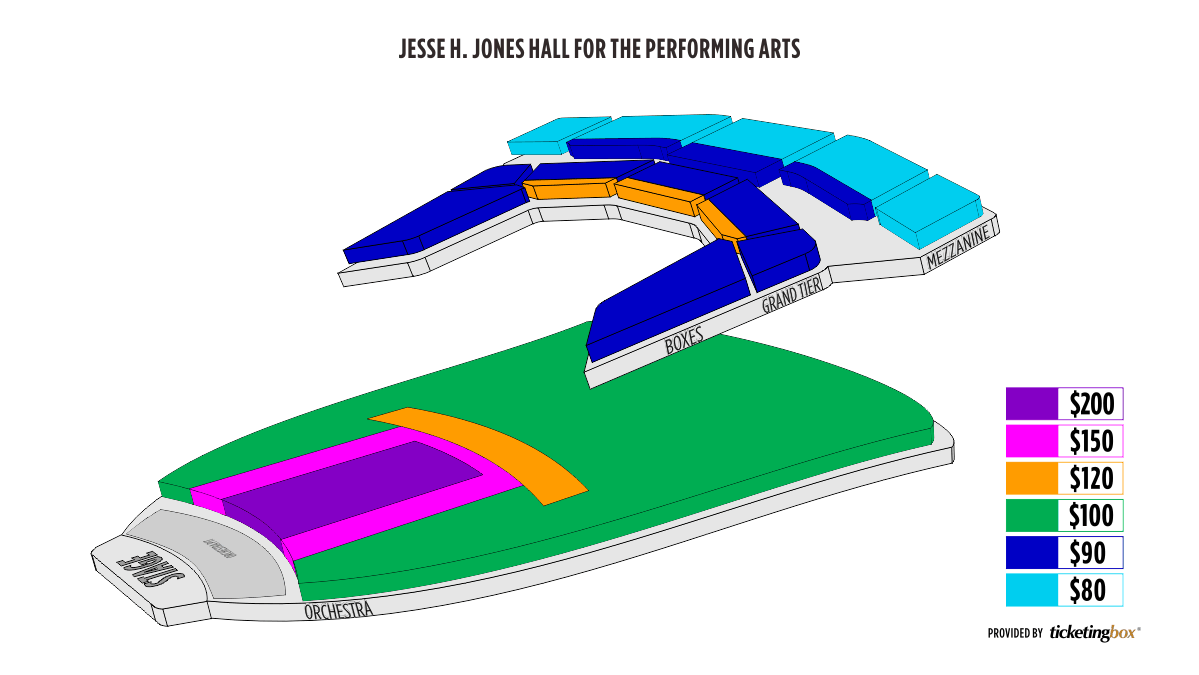 Jones Hall Orchestra Seating Chart