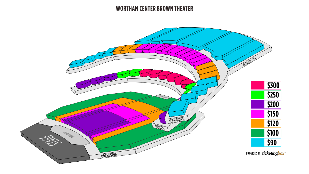 Wortham Center Cullen Theater Seating Chart