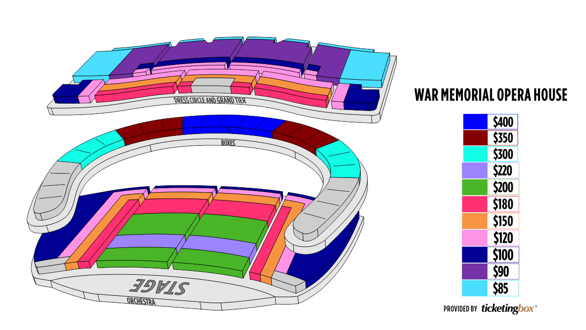 Opera House Seating Chart