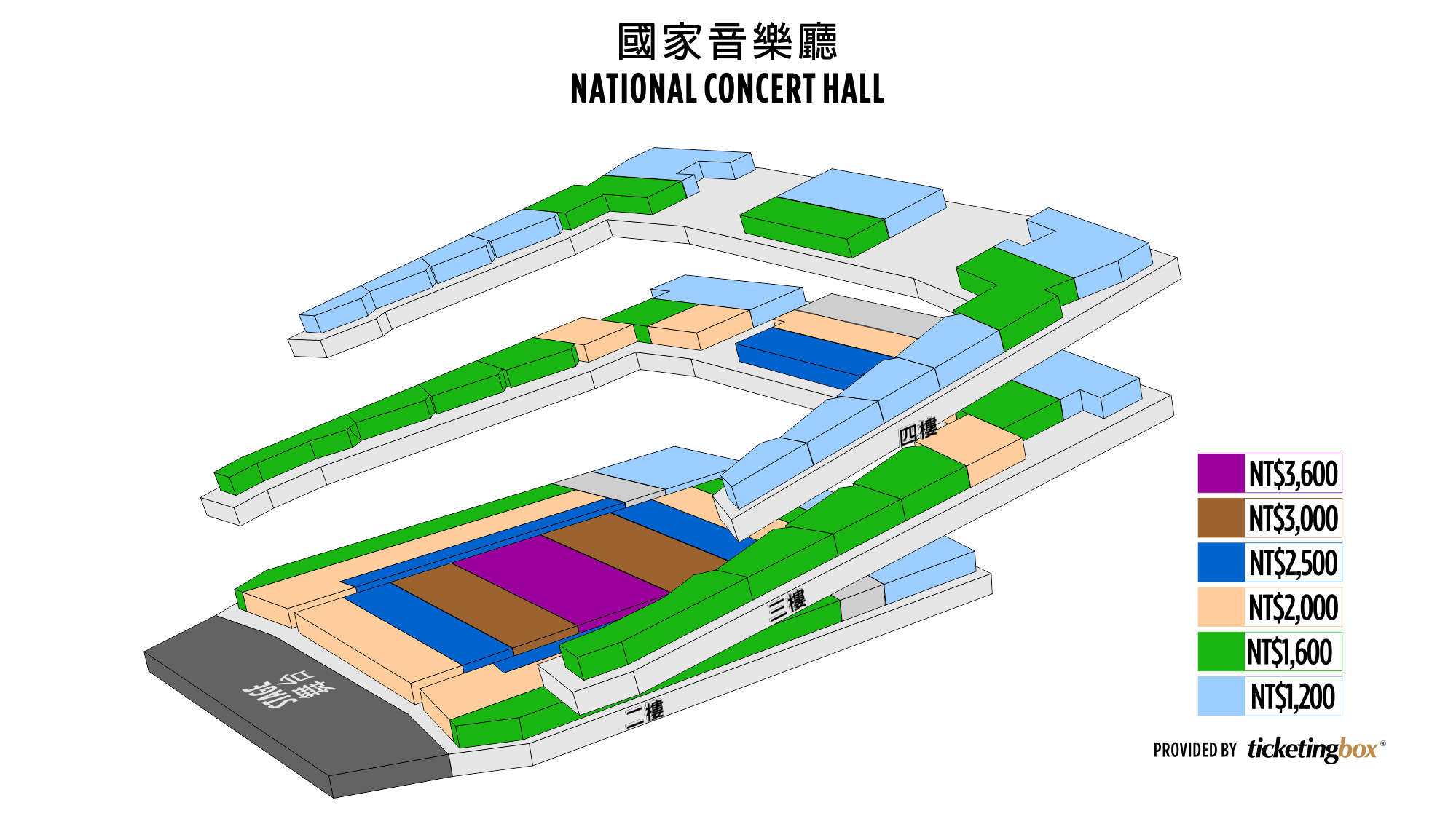 Concert Hall Seating Chart