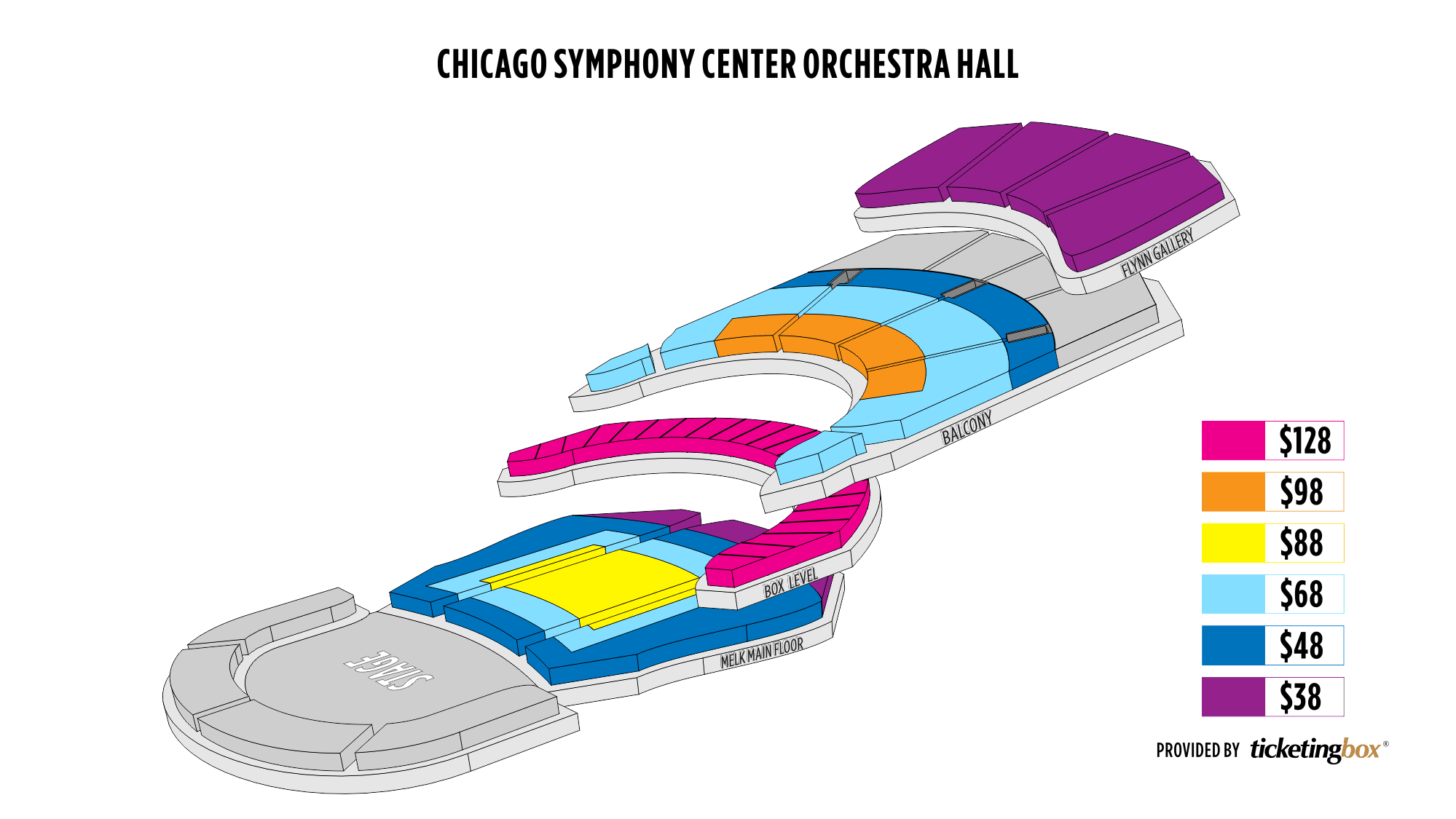Harper College Performing Arts Center Seating Chart