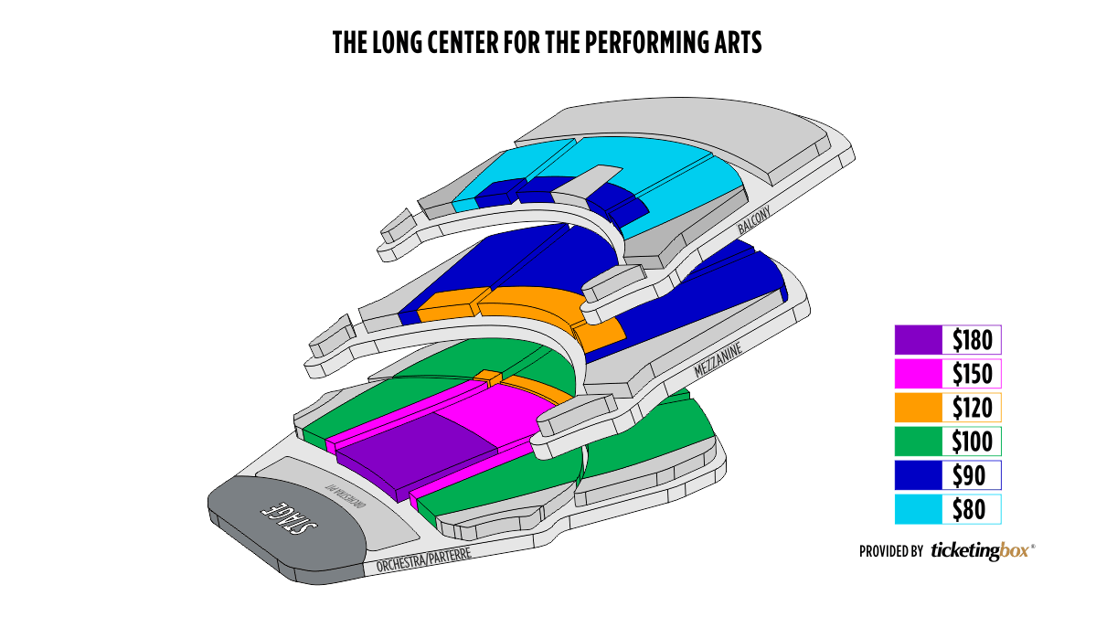 Austin The Long Center for the Performing Arts Seating Chart ...