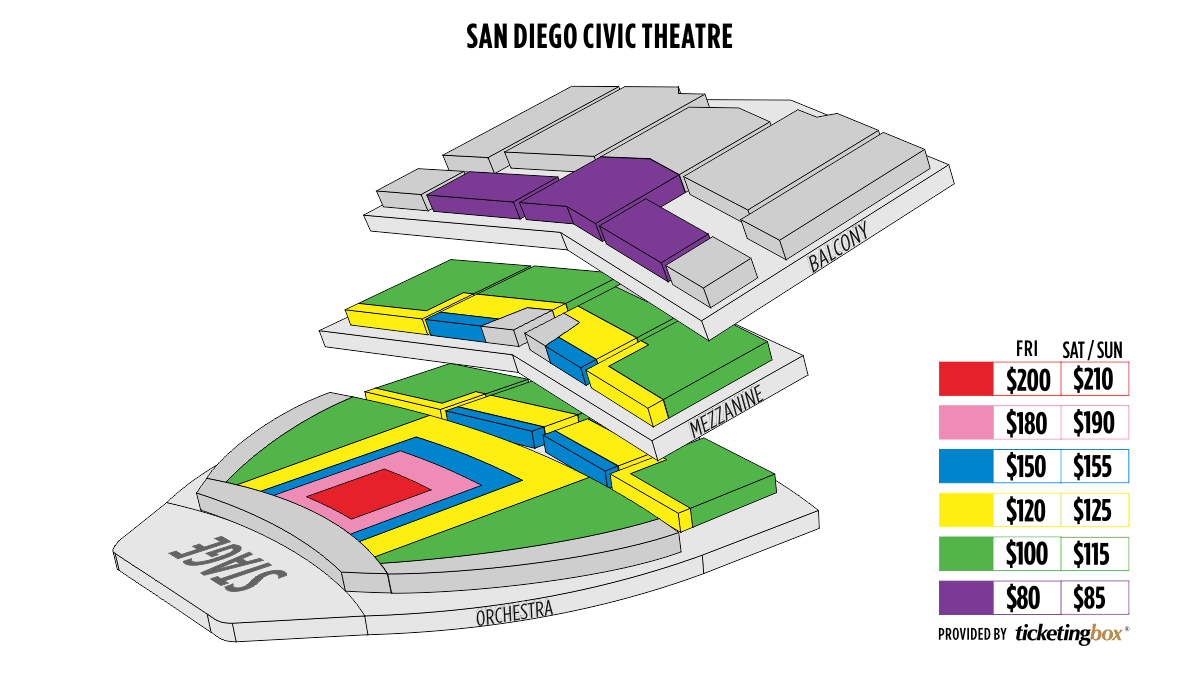 Sd Opera Seating Chart