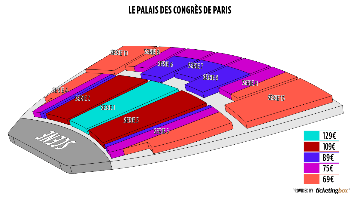 Palais Des Congres Seating Chart