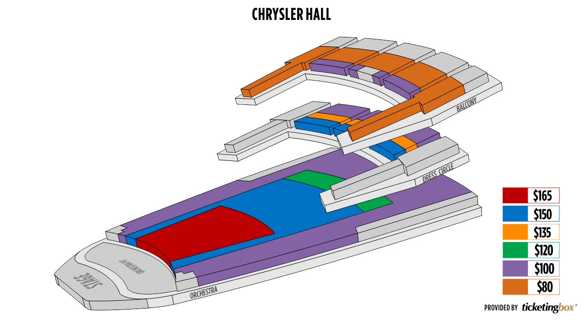 Chrysler Hall Norfolk Virginia Seating Chart