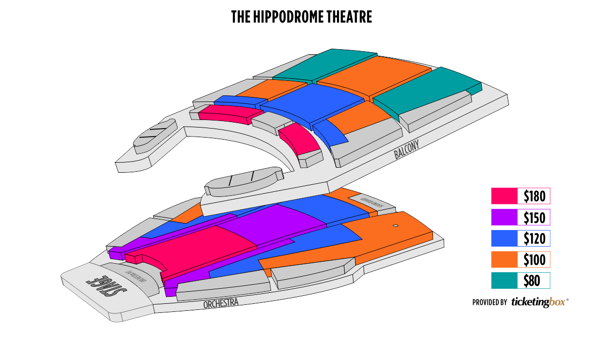 Hippodrome Seating Chart View