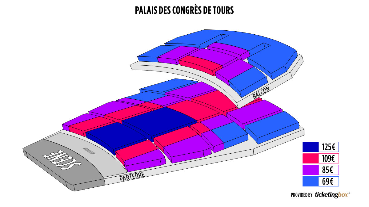 Palais Des Congres Seating Chart