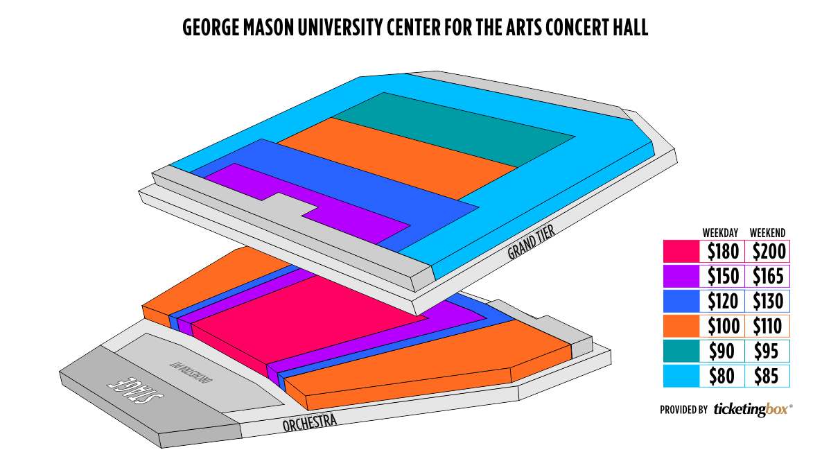 George Mason Basketball Seating Chart