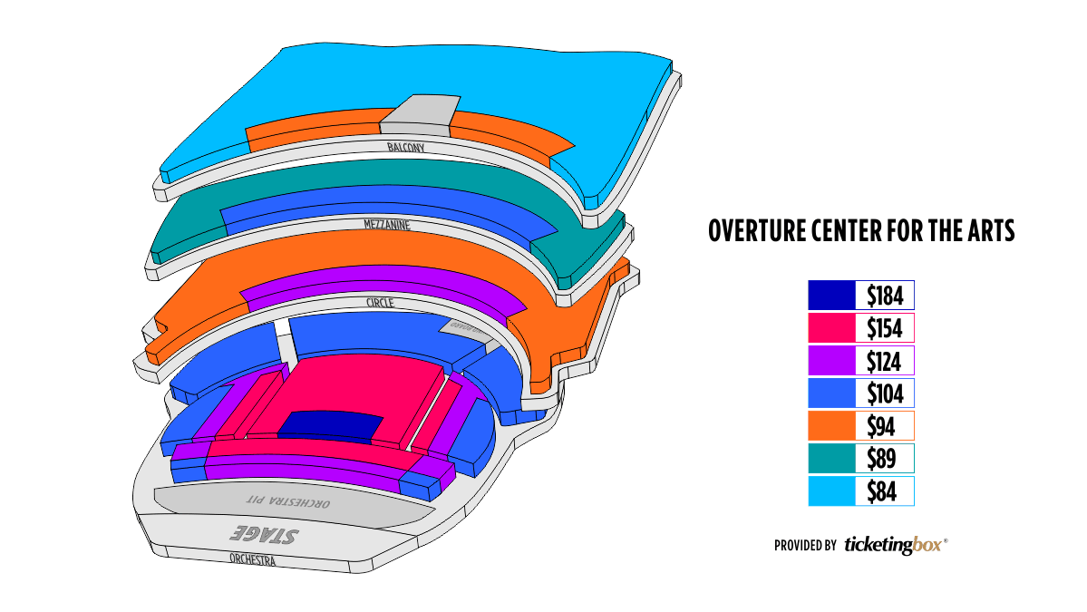 Overture Hall Wi Seating Chart