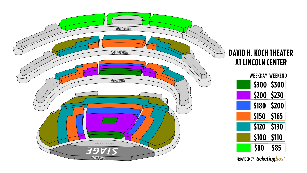 David Koch Seating Chart