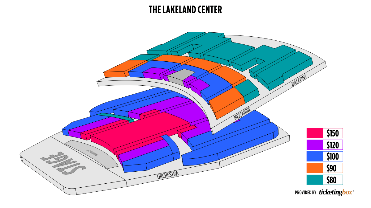 Lakeland Seating Chart