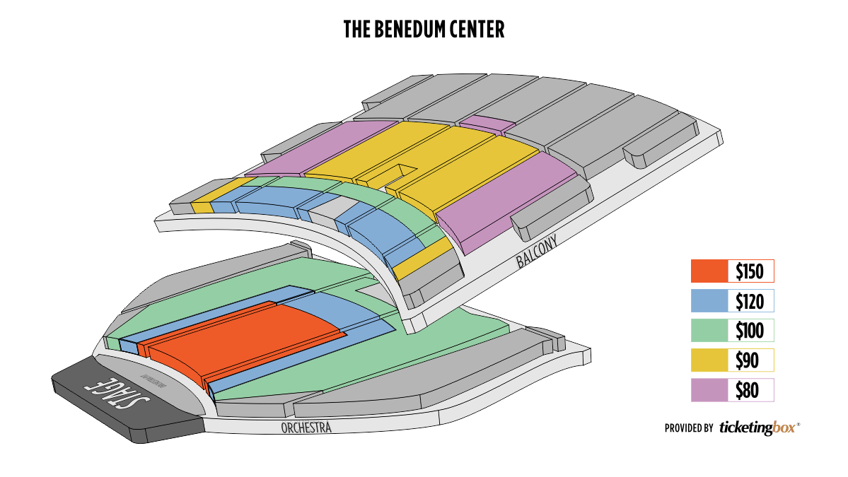 Benedum Seating Chart