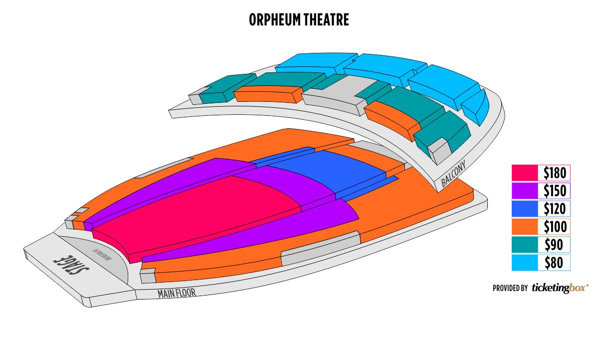 Gammage Seating Chart