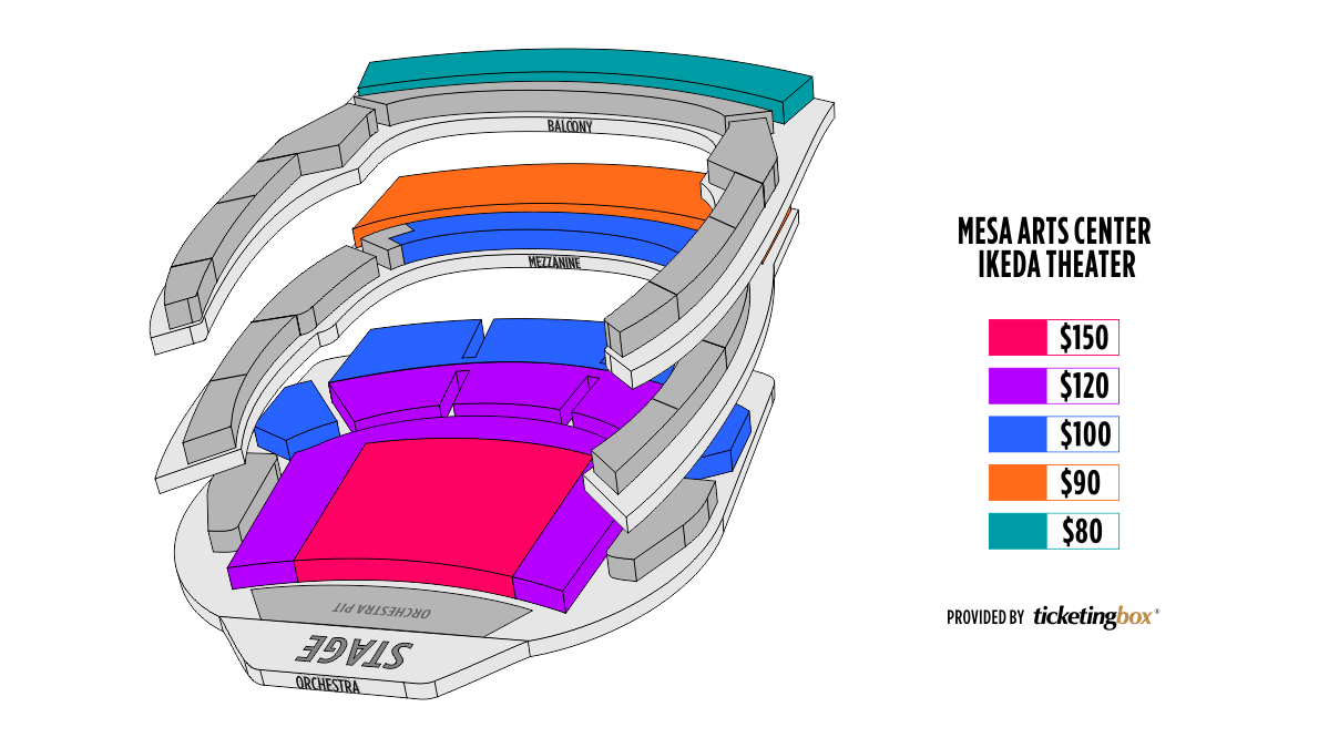 Mesa Ikeda Theater Seating Chart