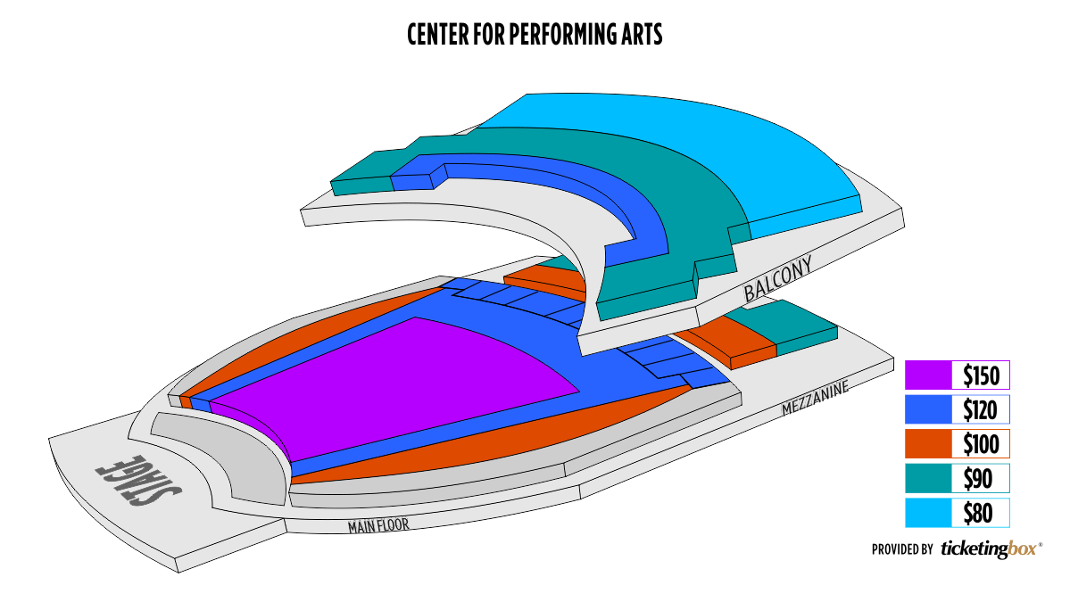 Medina Performing Arts Center Seating Chart