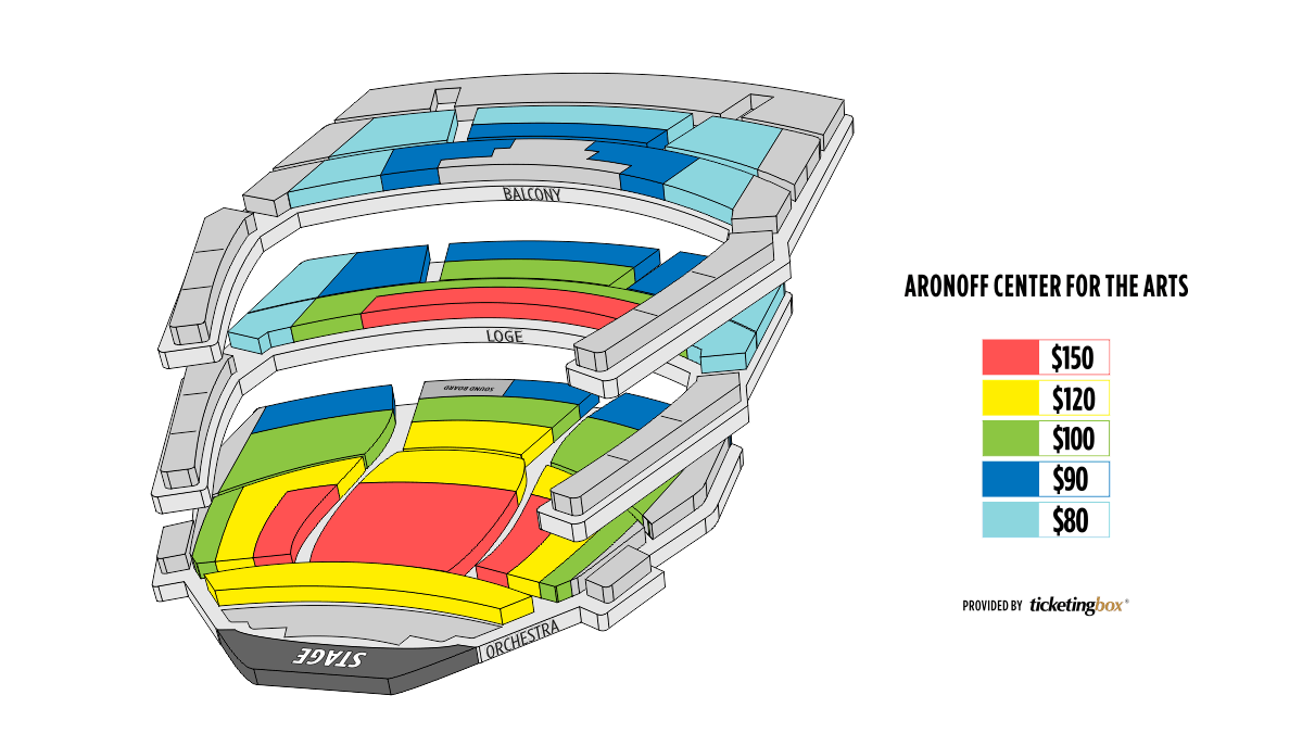 The Aronoff Center Seating Chart