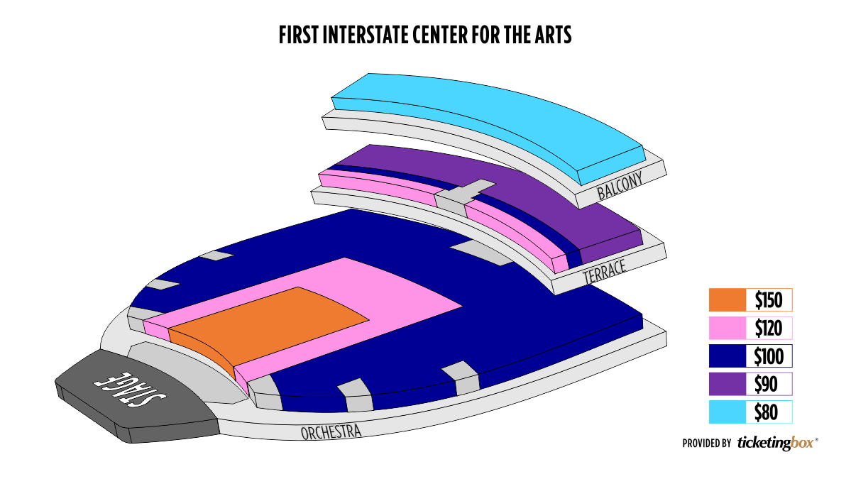 First Interstate Center For The Arts Seating Chart