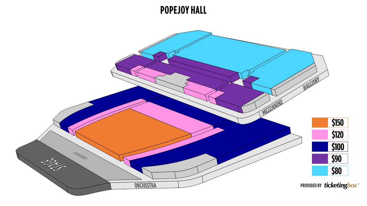 Popejoy Seating Chart