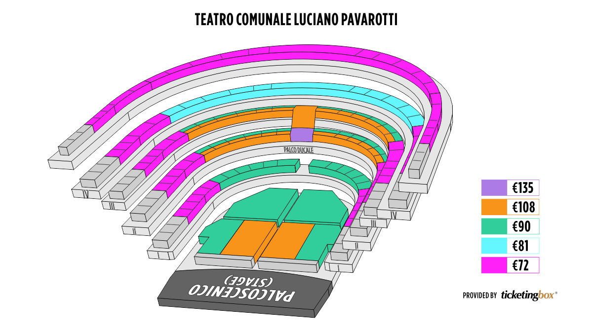 La Fenice Seating Chart