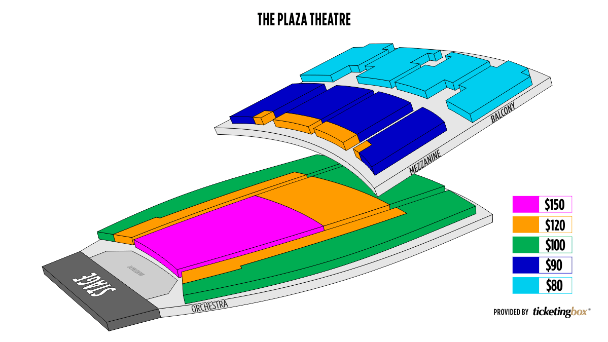 Plaza Theatre Seating Chart