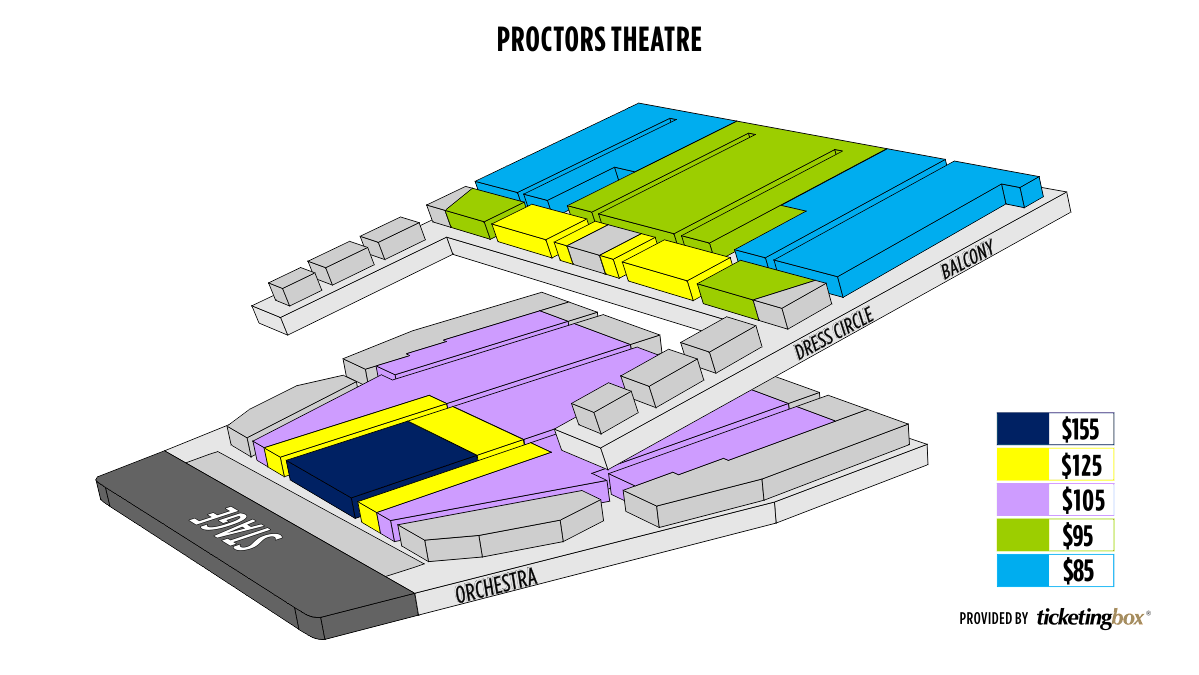 Proctors Theater Seating Chart Schenectady