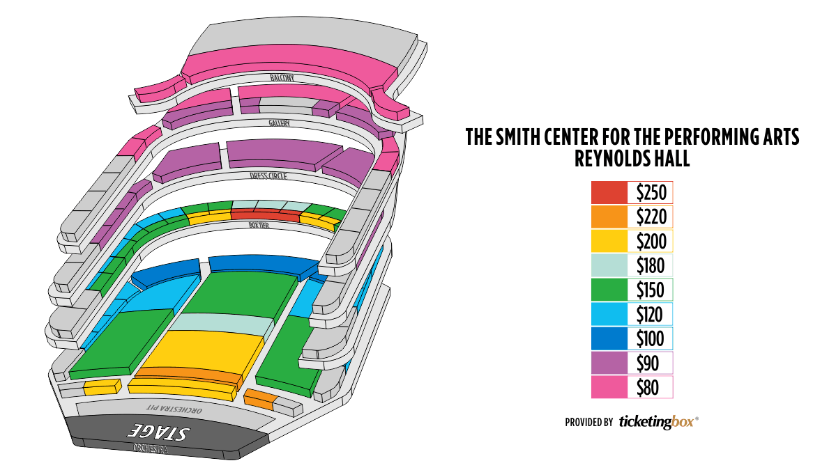 Smith Center Las Vegas Nv Seating Chart