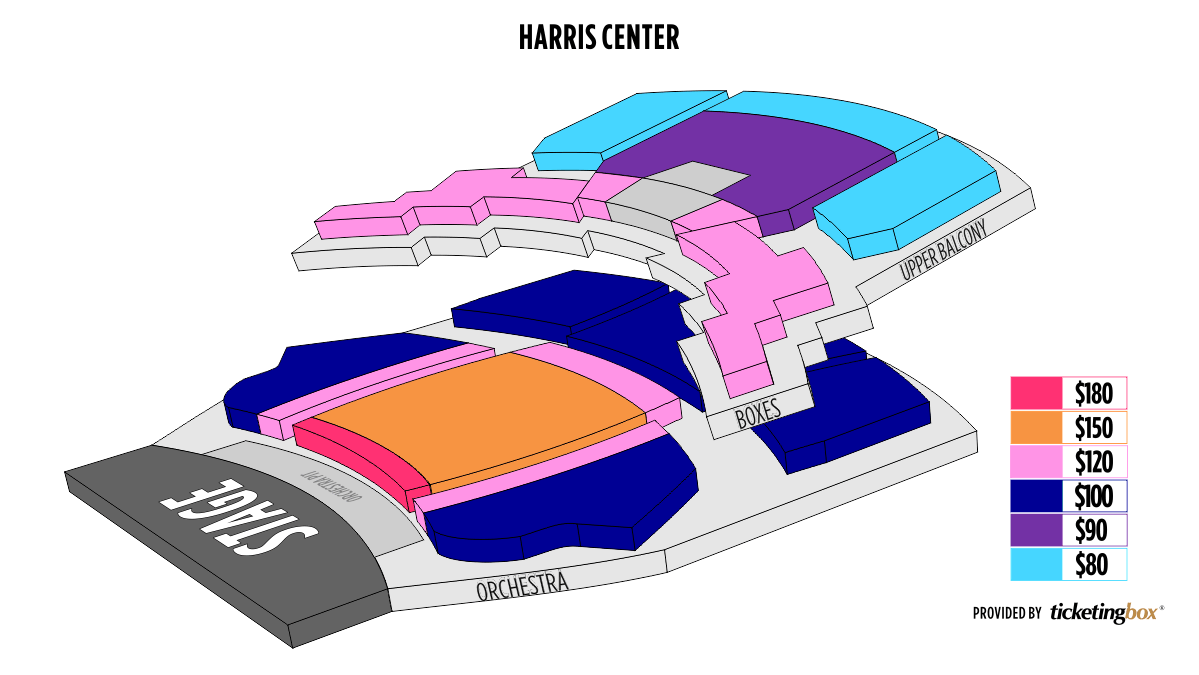 Harris Center Folsom Seating Chart