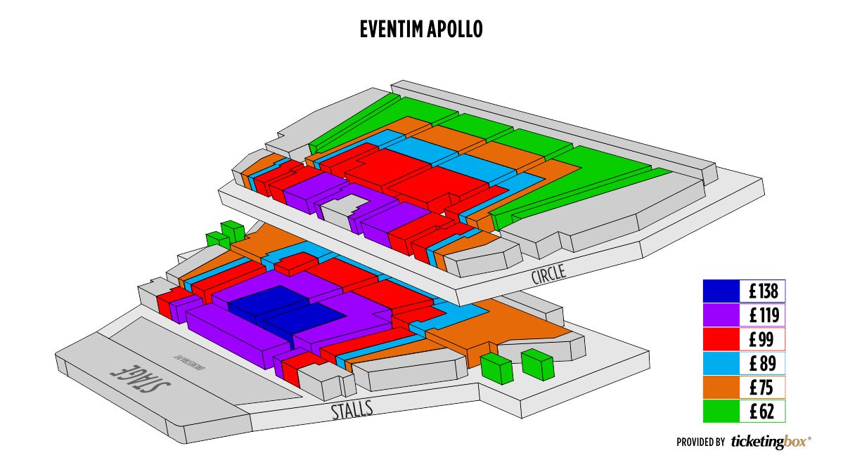 Apollo Seating Chart London
