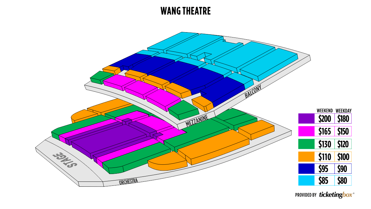 Boch Center Wang Theatre Seating Chart