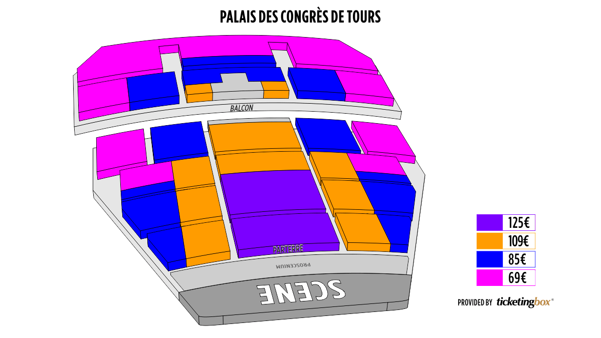 Tours Palais des Congrès de Tours Plan De La Salle (Français) Shen Yun Performing Arts