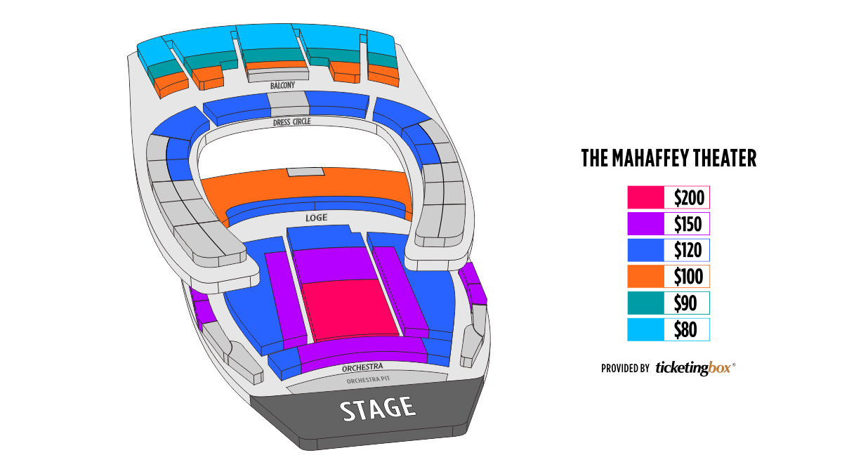 st. petersburg/tampa duke energy center for the arts – mahaffey theater mappa dei posti (italiano) st. petersburg/tampa duke energy
