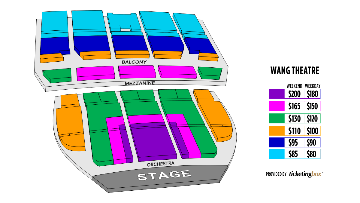 Seating Chart Boch Center