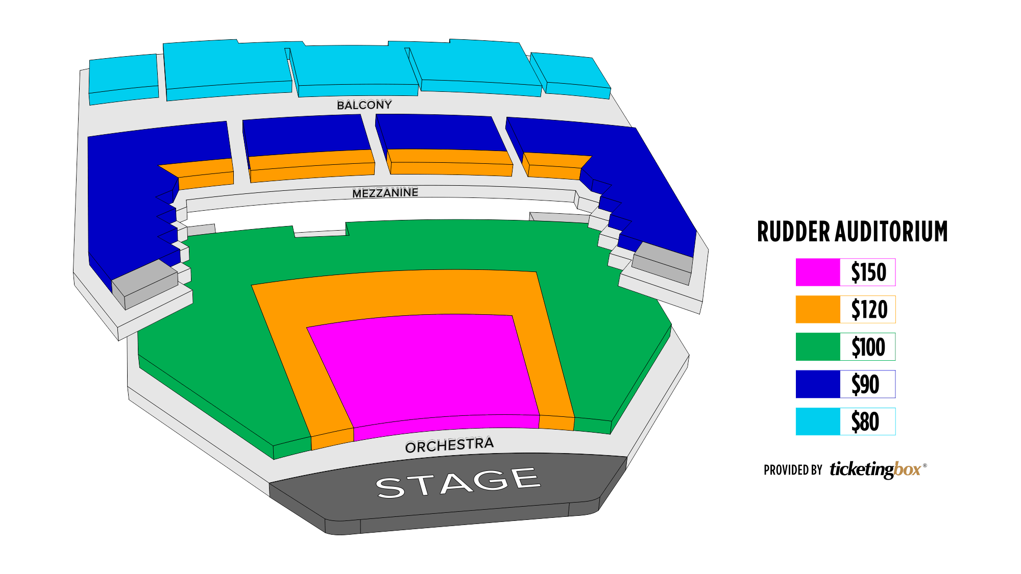 College Station Rudder Auditorium Seating Chart