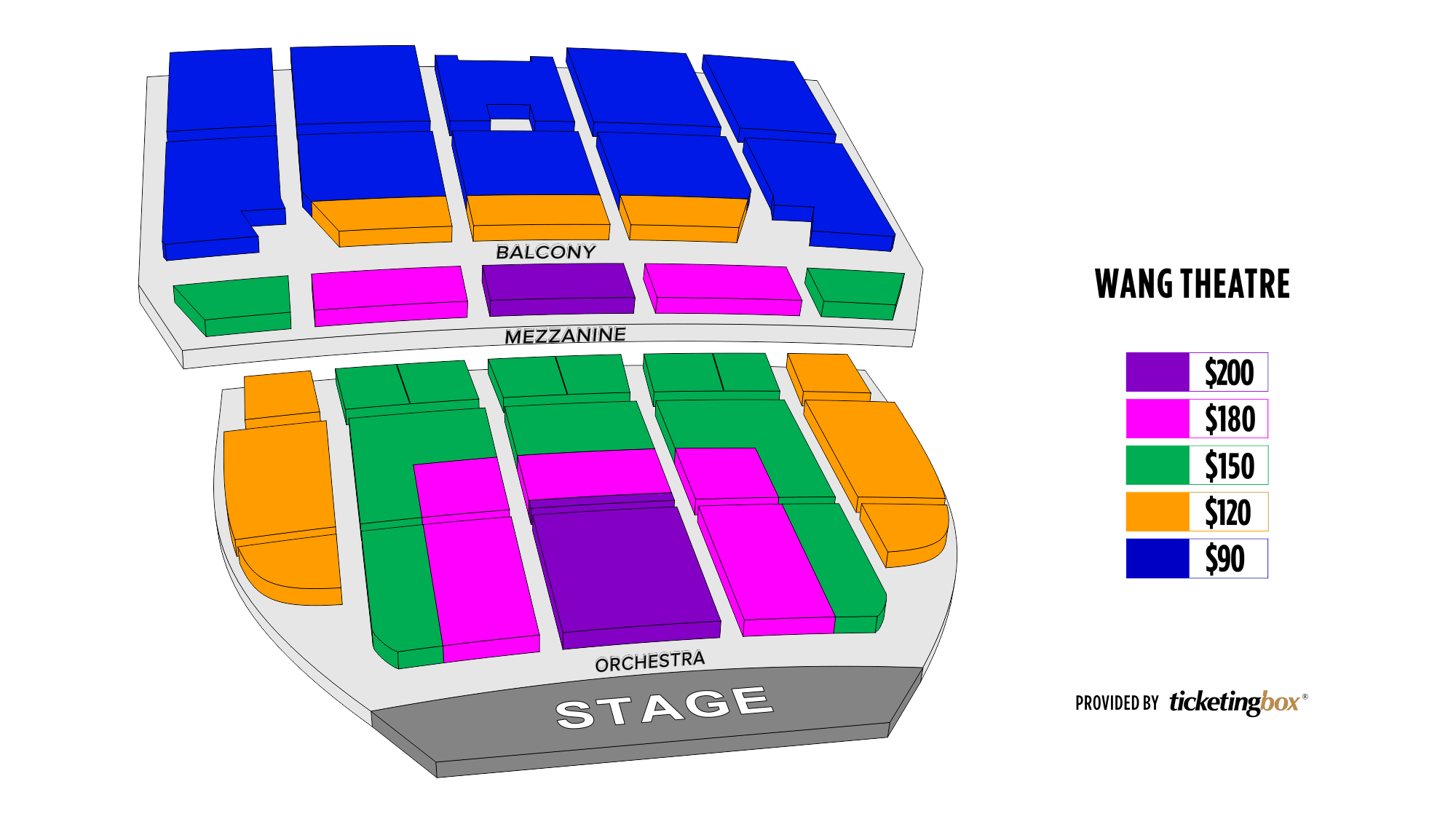 Seating Chart Boch Center