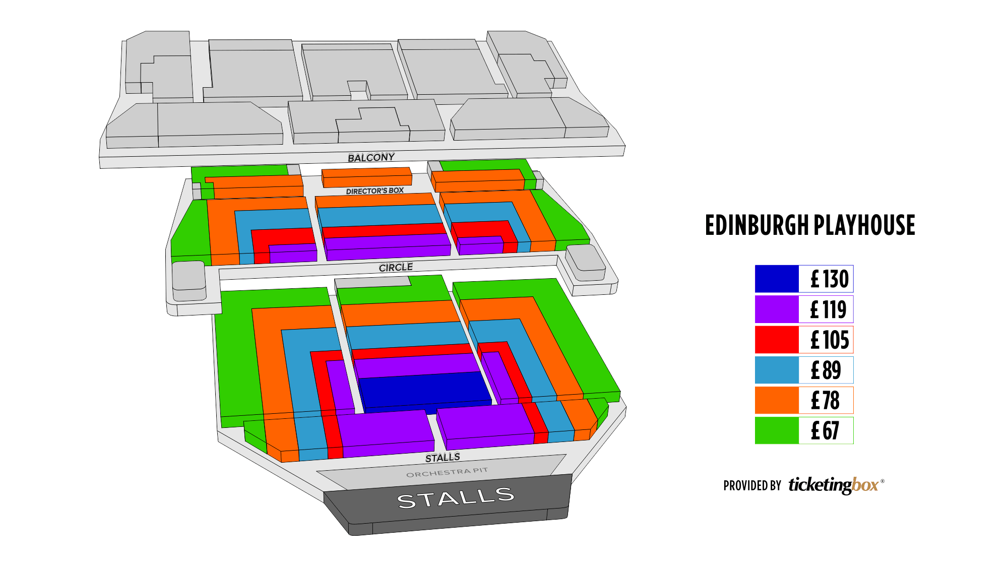 Edinburgh Edinburgh Playhouse Seating Chart