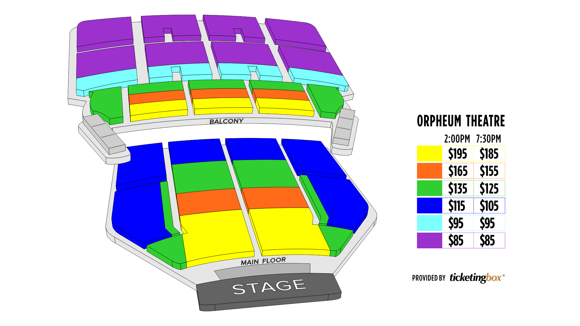 Orpheum Seating Chart Minneapolis