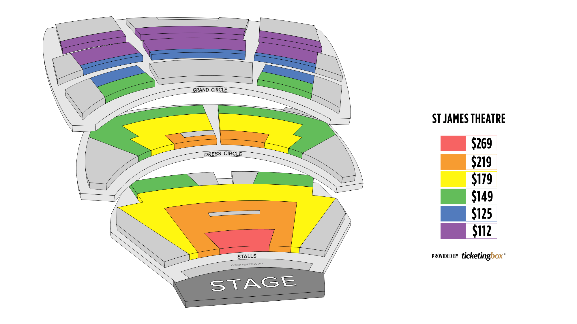 St James Theatre Wellington Seating Plan Elcho Table St James Theatre Wellington Seating Plan Elcho Table