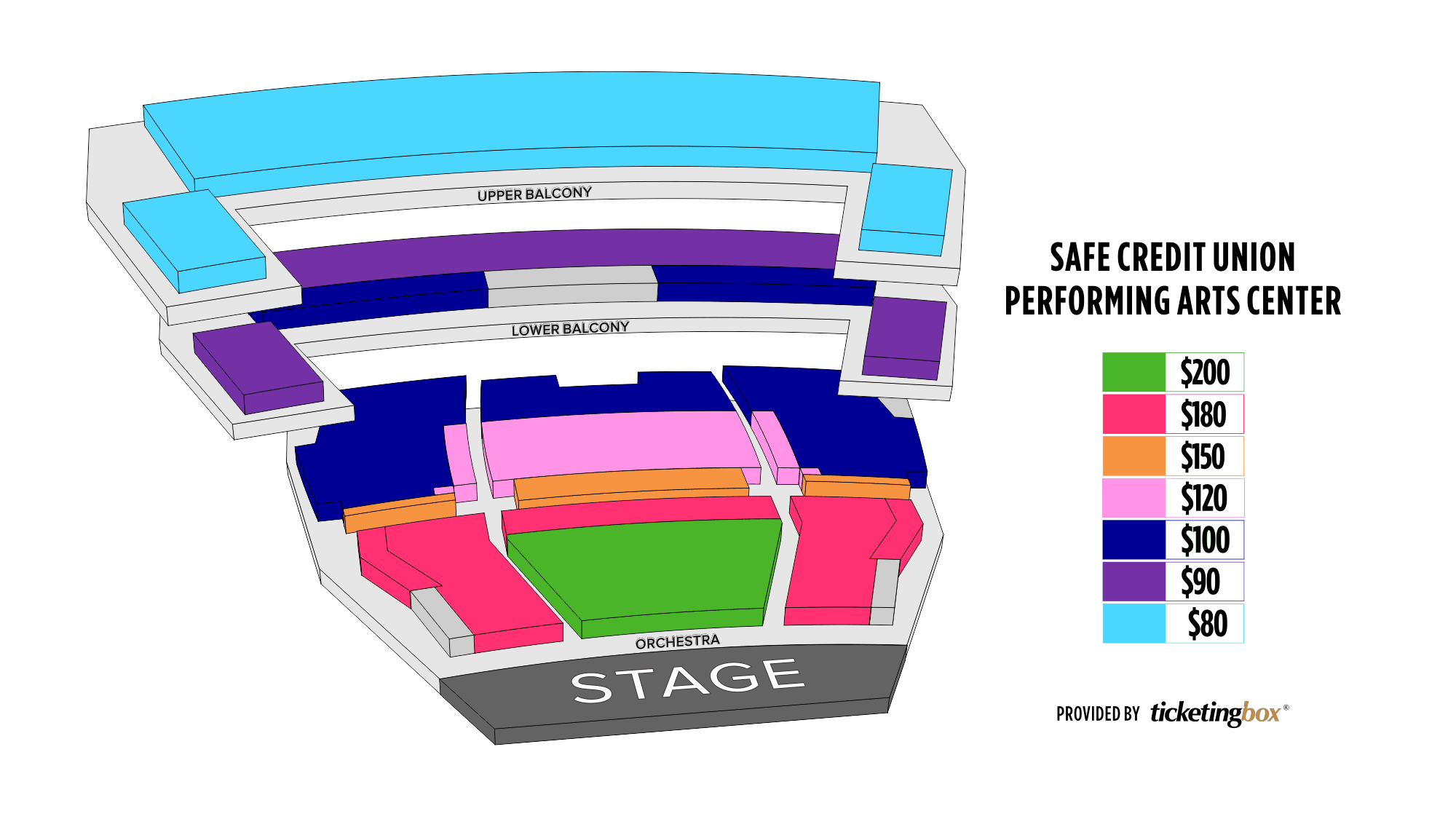 Times Union Theater Seating Chart