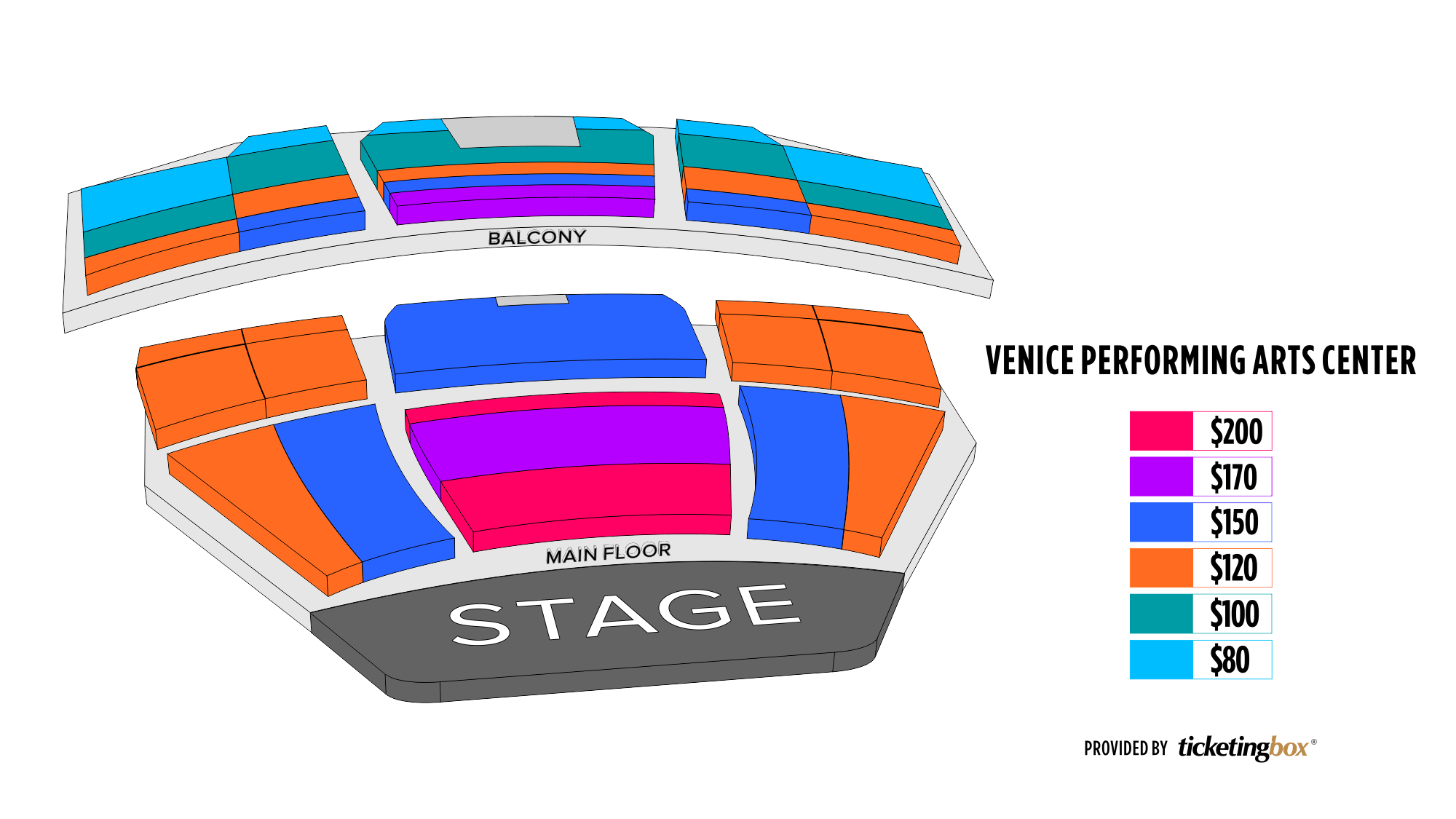 Venice Venice Performing Arts Center Seating Chart