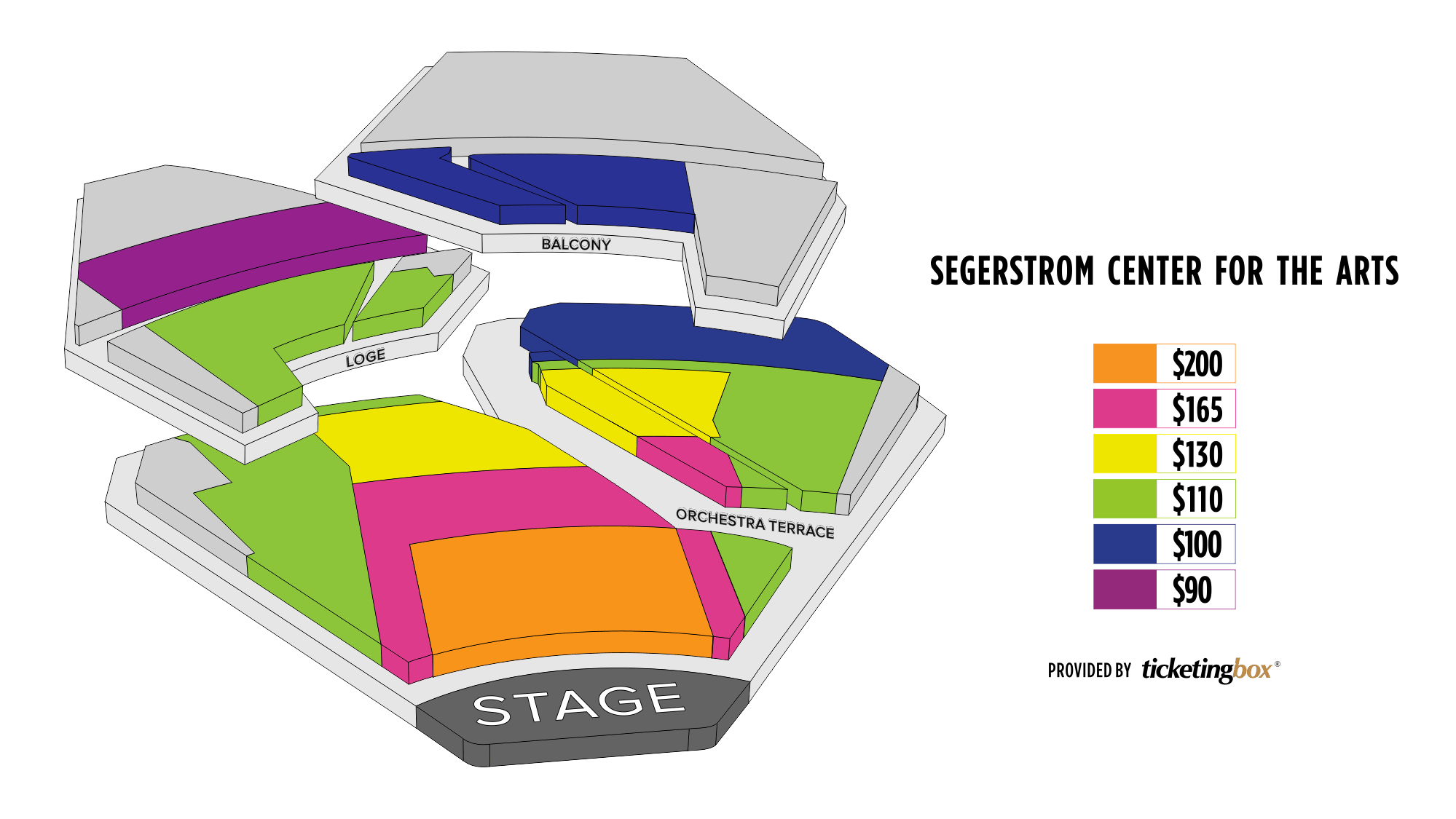 Segerstrom Center Seating Chart