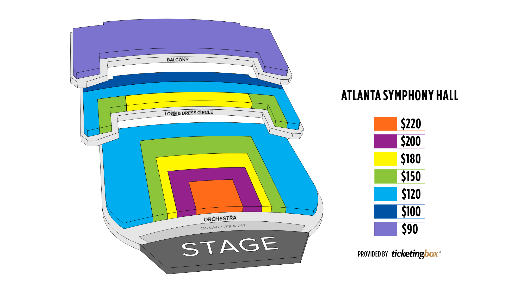 The Atlanta Seating Chart