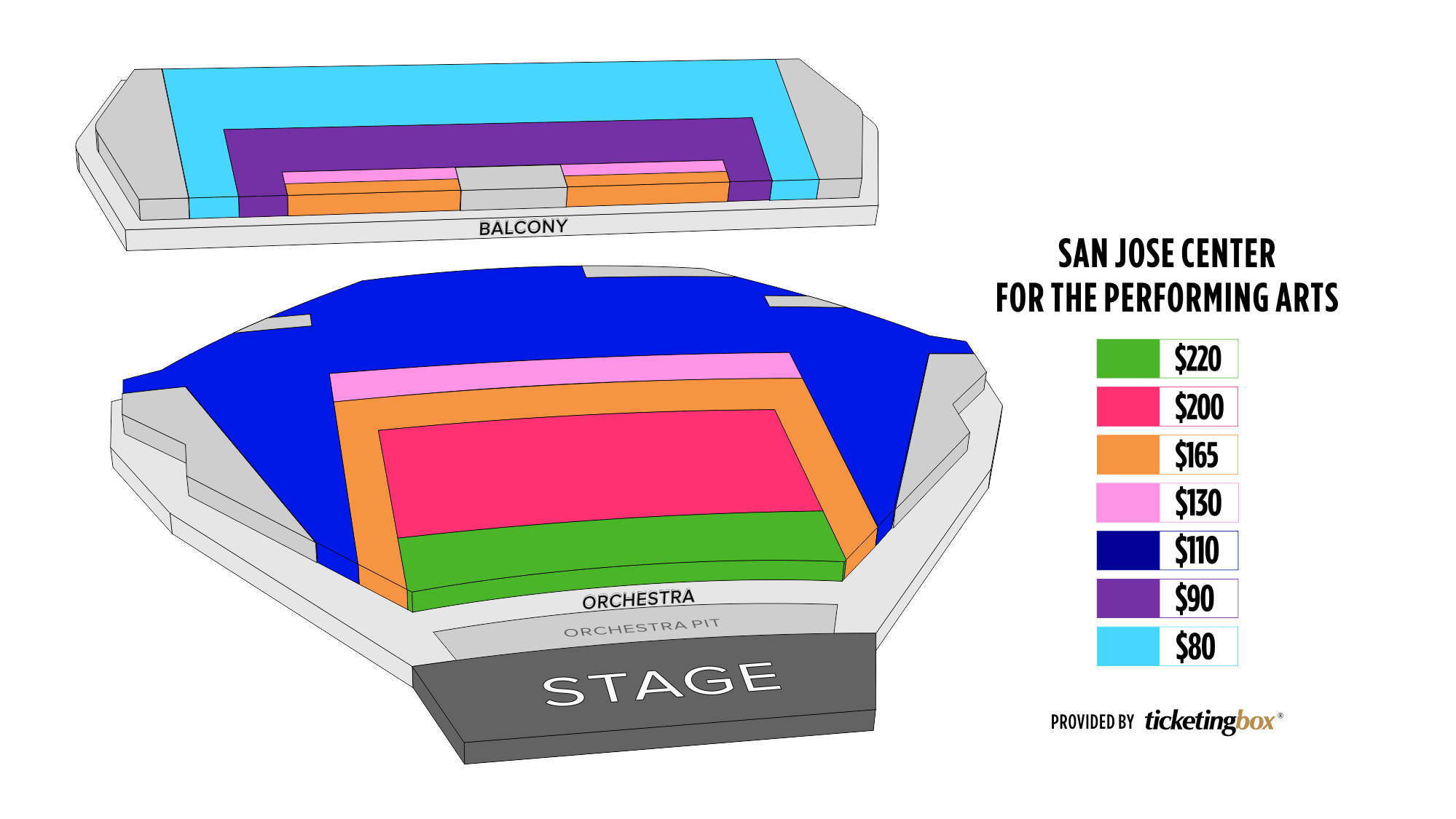 Touhill Seating Chart